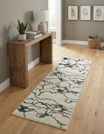 Ivory Madeline Runner Rug