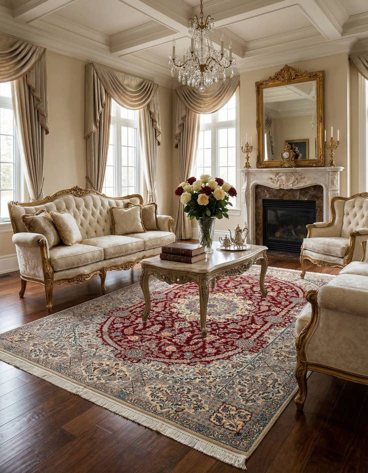 Detail image of 5' 7 x 8' 8 Nain Rug