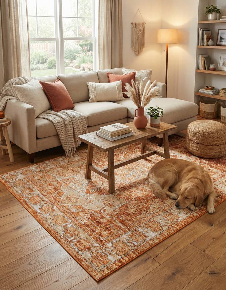 Detail image of  6' x 9' Isabella Rug