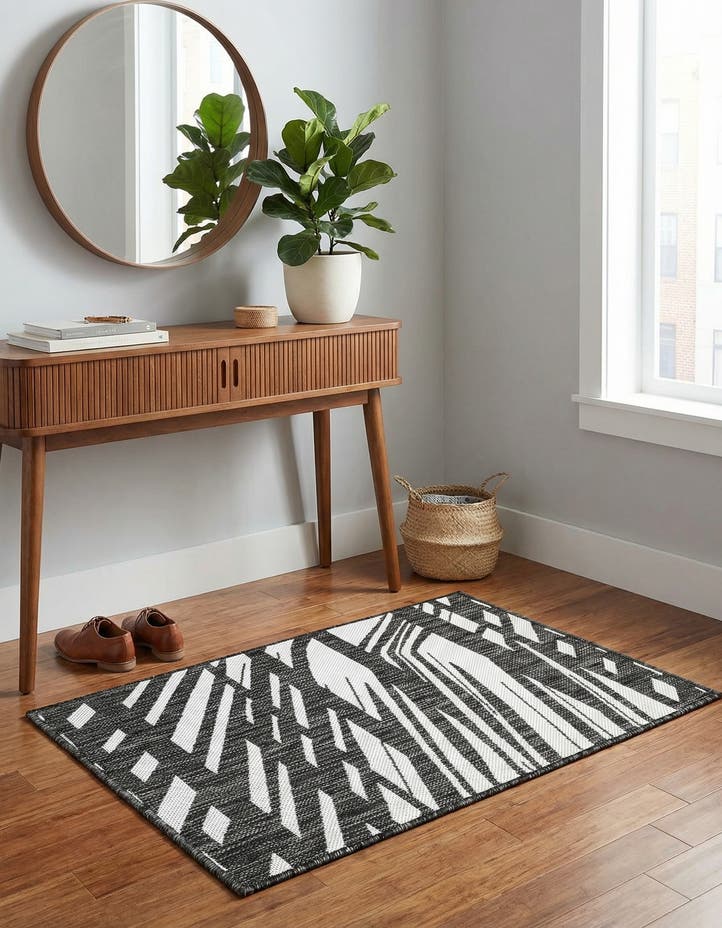 2' x 3' Easy-Clean Modern Indoor / Outdoor...
