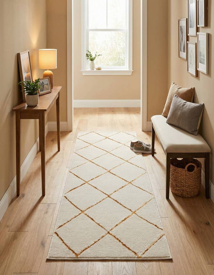 Detail image of 2' x 5' Vogue Geo Runner Rug