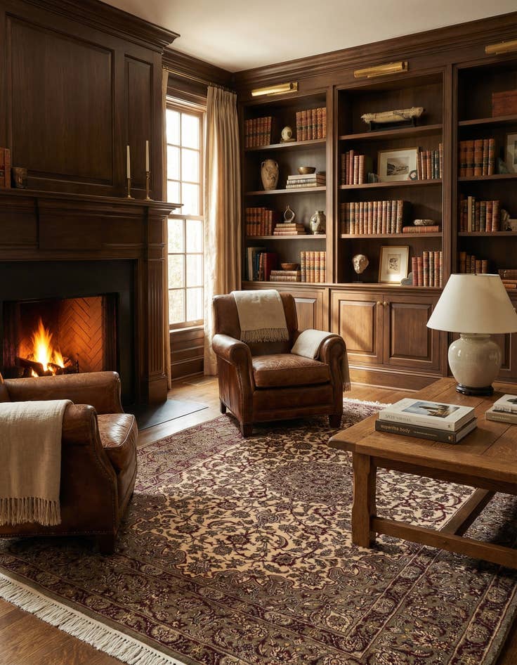 Detail image of 3' 6 x 5' 6 Isfahan Rug