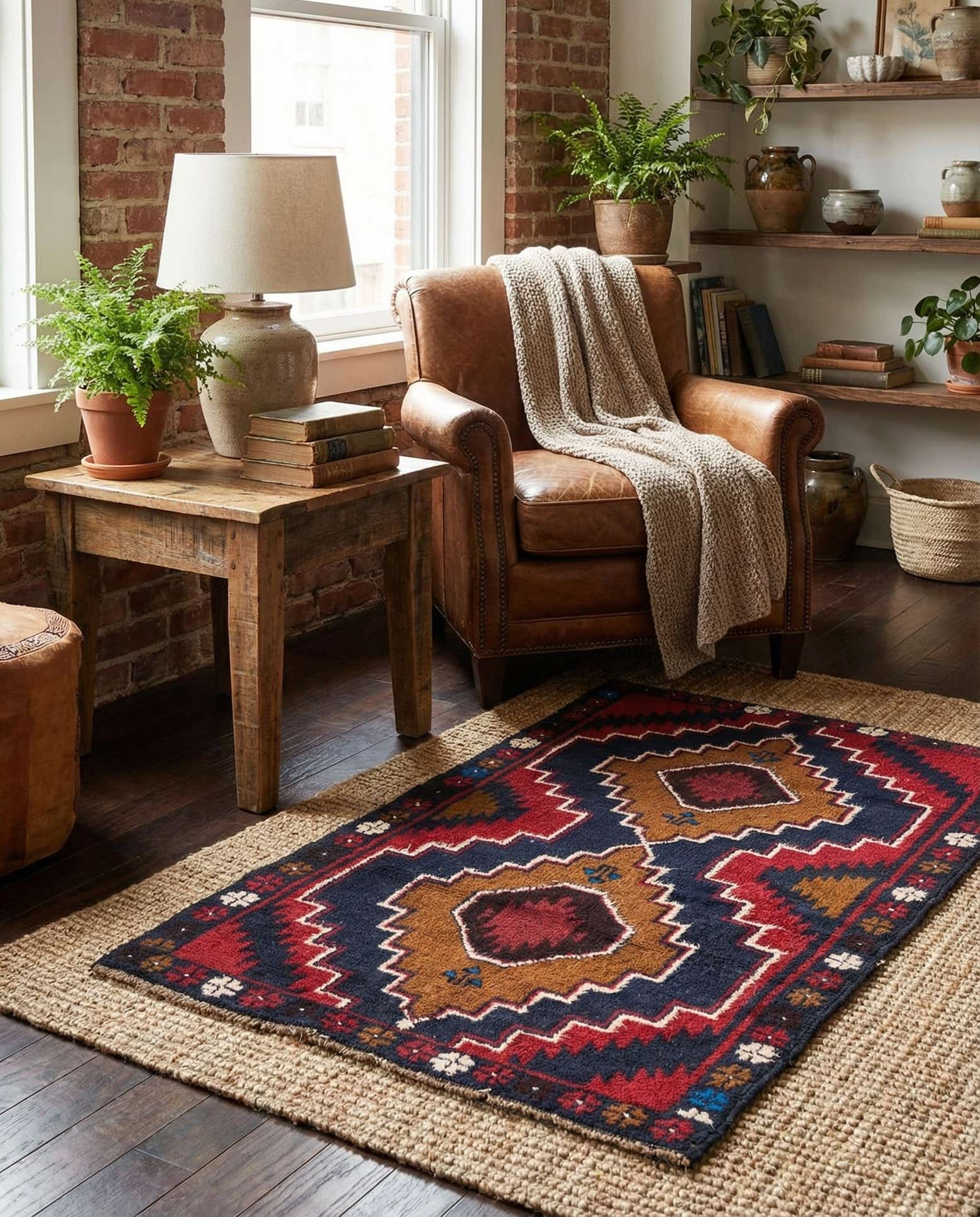 2' 8 x 4' 9 Hand Knotted Balouch Persian Wool Rug
