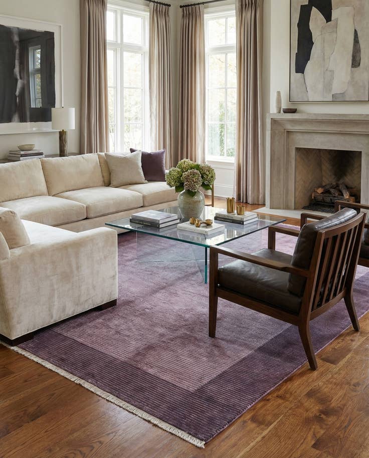 Detail image of 8' 2 x 11' 6 Hand Knotted Darya Wool Rug