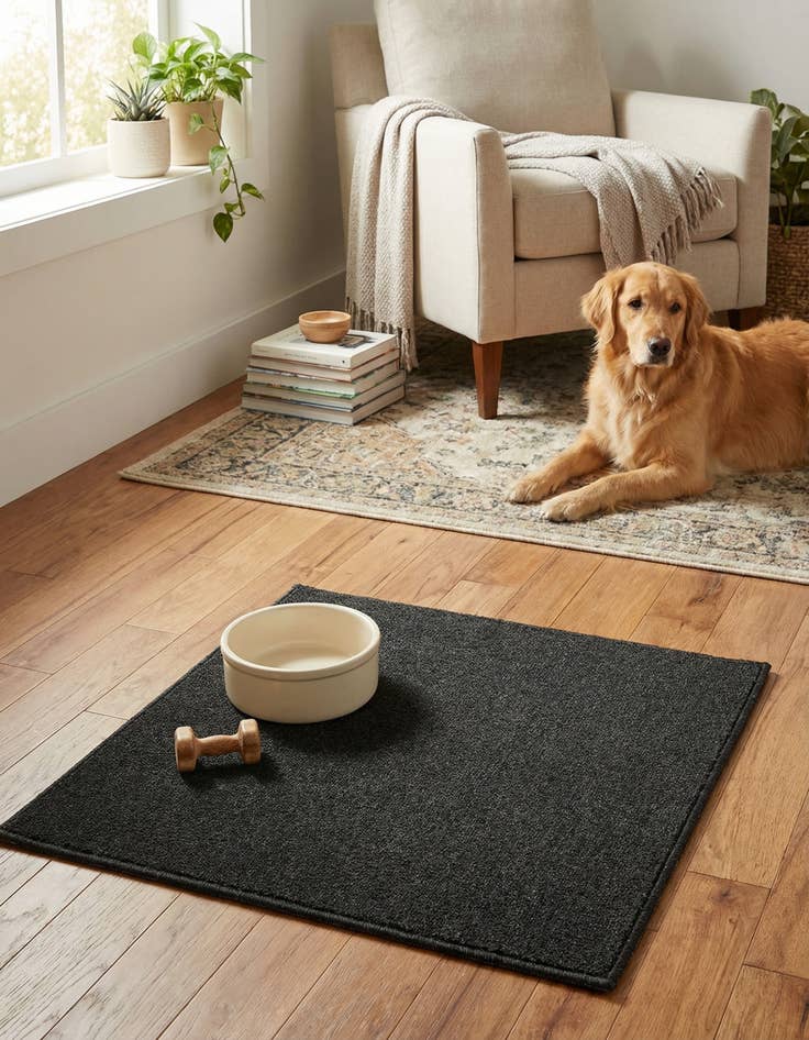 Detail image of 1' 4 x 1' 4 Everyday Solid Sample Rug