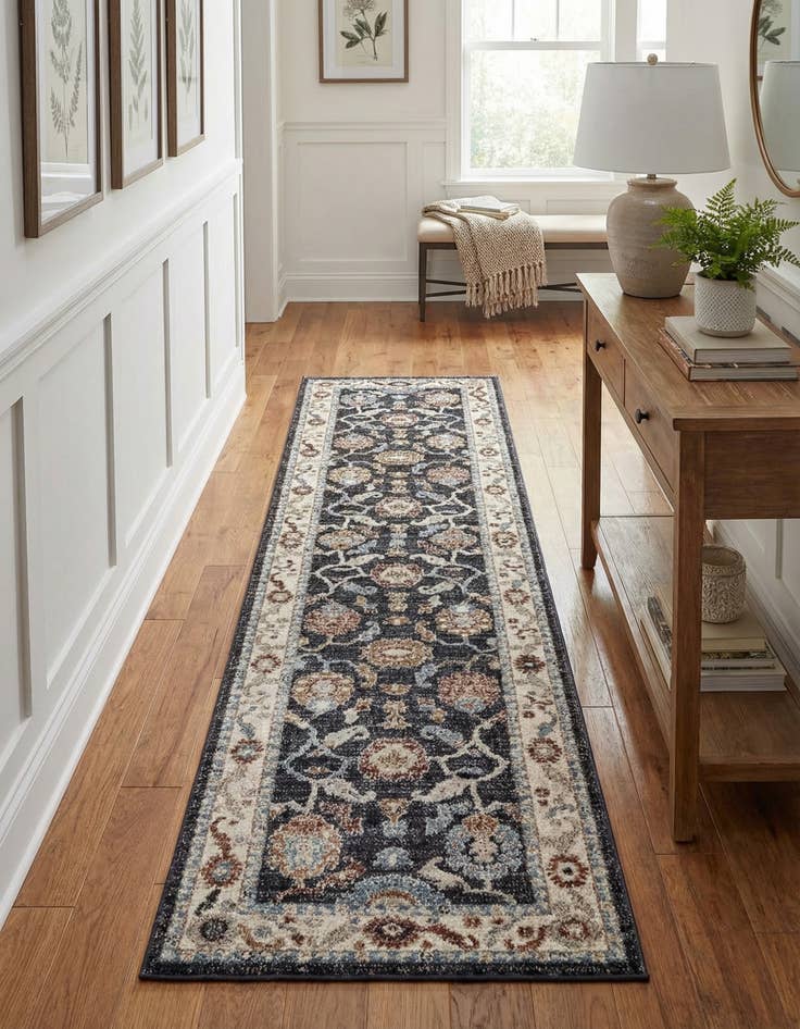 Detail image of 2' 7 x 12' Eco Traditional Runner Rug
