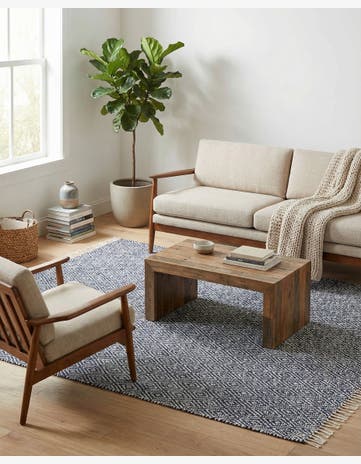 7' 10 x 10' Hand Woven Braided Jute Rug