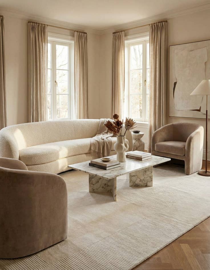 Detail image of  6' 5 x 9' 9  Hand Knotted Darya Wool Rug