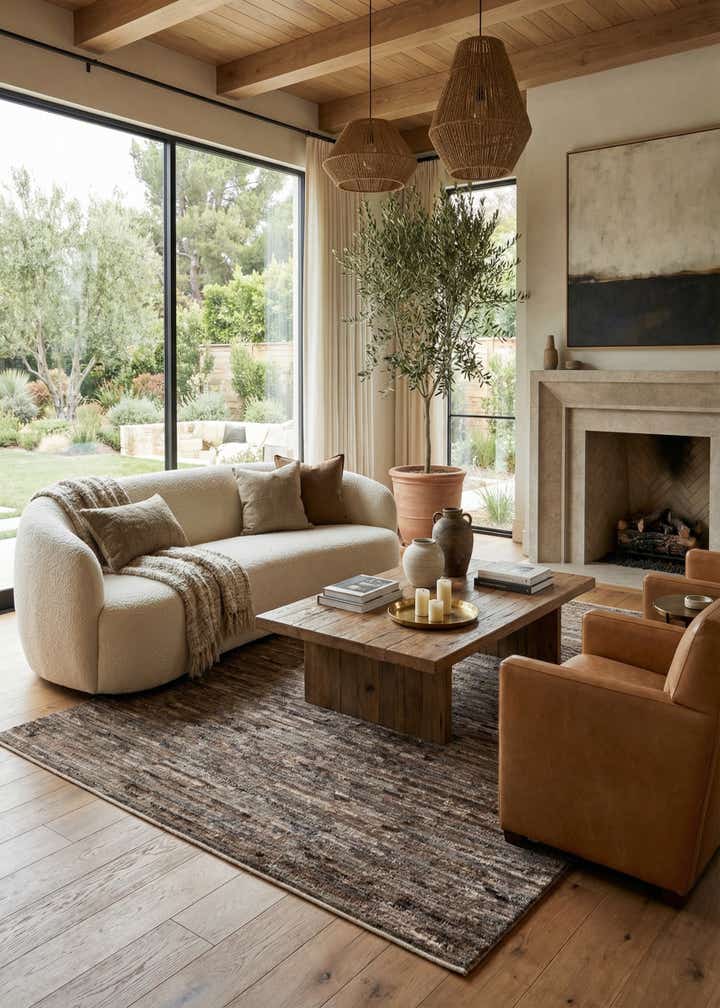 6' 4 x 9' 8 Hand Knotted Moroccan Wool Rug