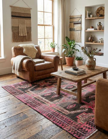 3' 4 x 6' Hand Knotted Ultra Vintage Persian Wool Rug