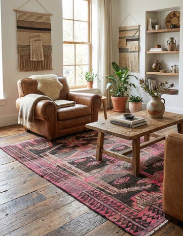3' 4 x 6' Hand Knotted Ultra Vintage Persian Wool Rug