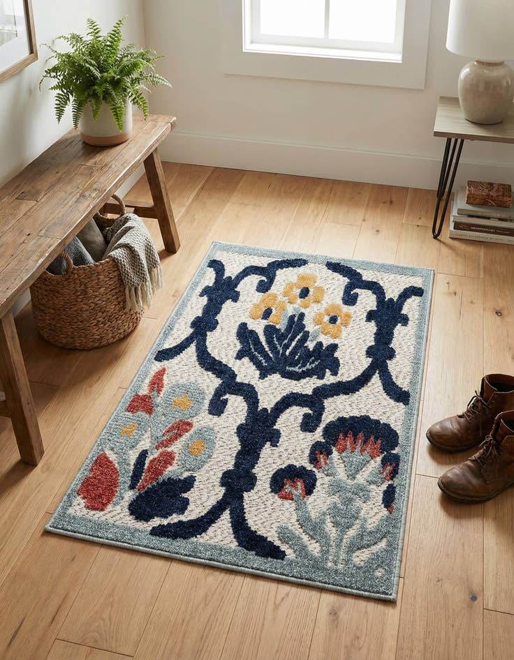 Detail image of 2' x 3'  Washable Belize Indoor / Outdoor Rug
