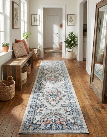 2' x 8' Kamala Washable Runner Rug