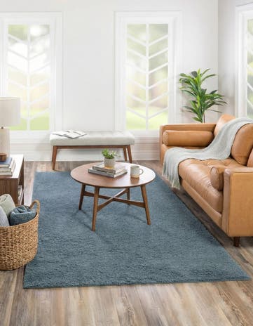 4' x 6' Studio Solid Shag Rug