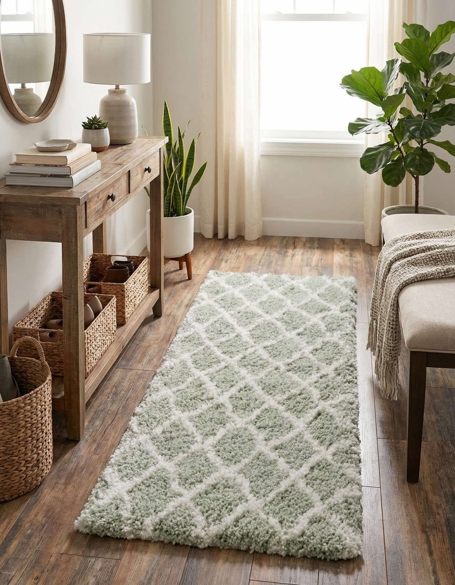 2' x 6' Marrakesh Shag Runner Rug