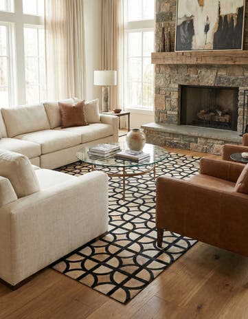 5' x 7' 10 Cowhide Rug
