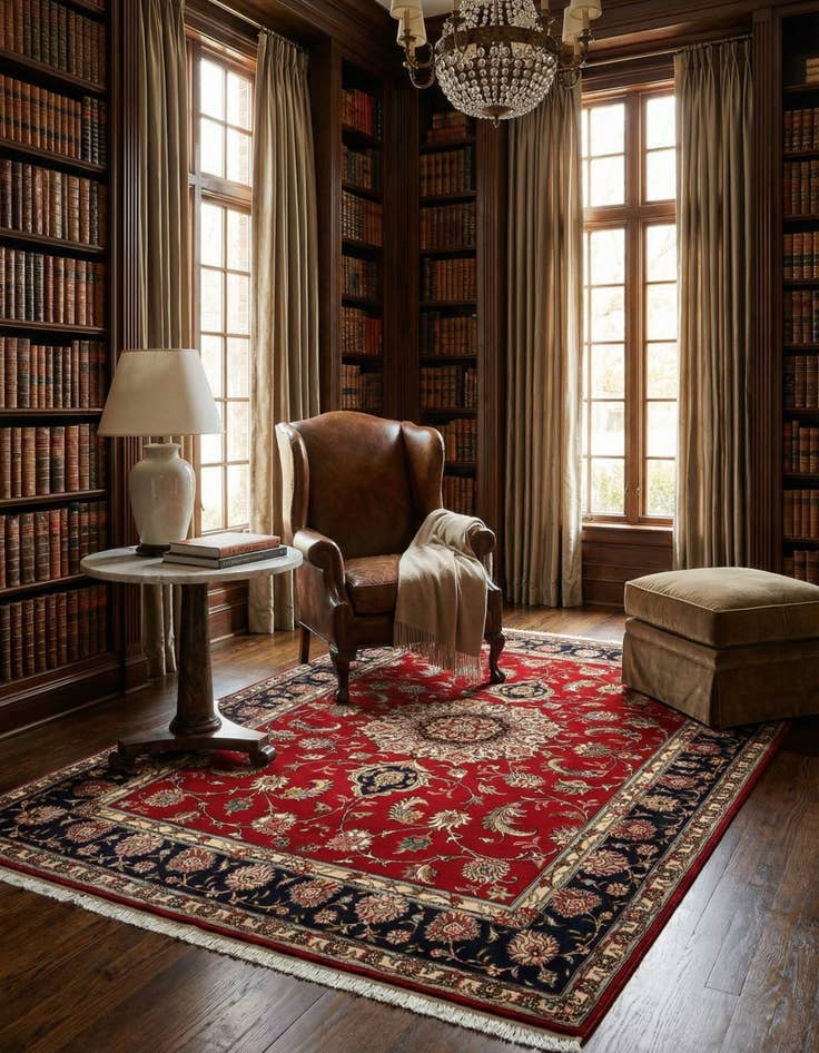 Detail image of 4' 11 x 6' 8 Tabriz Rug