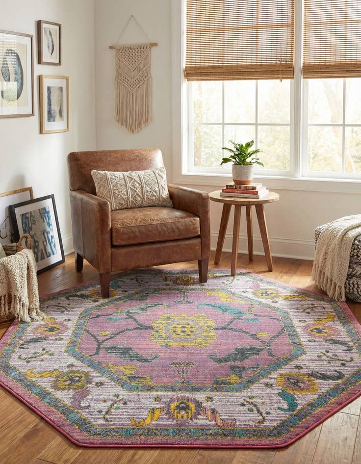Detail image of  6' x 6' Paragon Octagon Rug