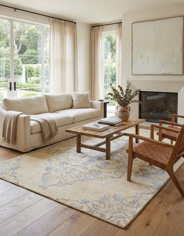 5' x 8' Hand Knotted Darya Rug