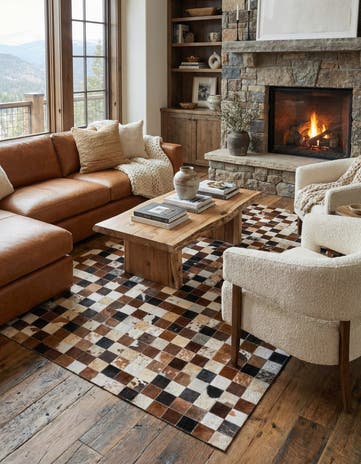 5' x 7' 10 Cowhide Rug