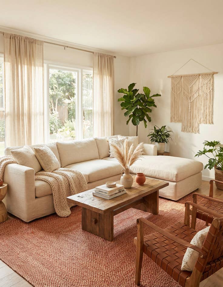 Detail image of  9' x 12'  Hand Tweed Braided Jute Rug