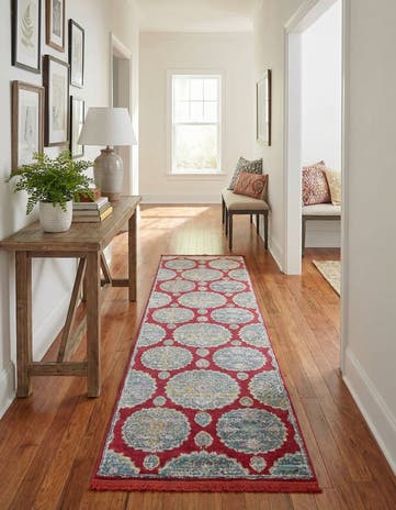 Red Paragon Runner Rug