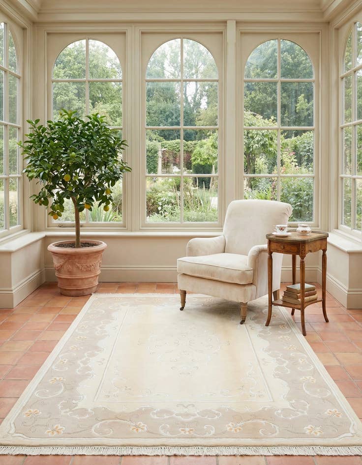 Detail image of  5' 7 x 8' Darya Rug