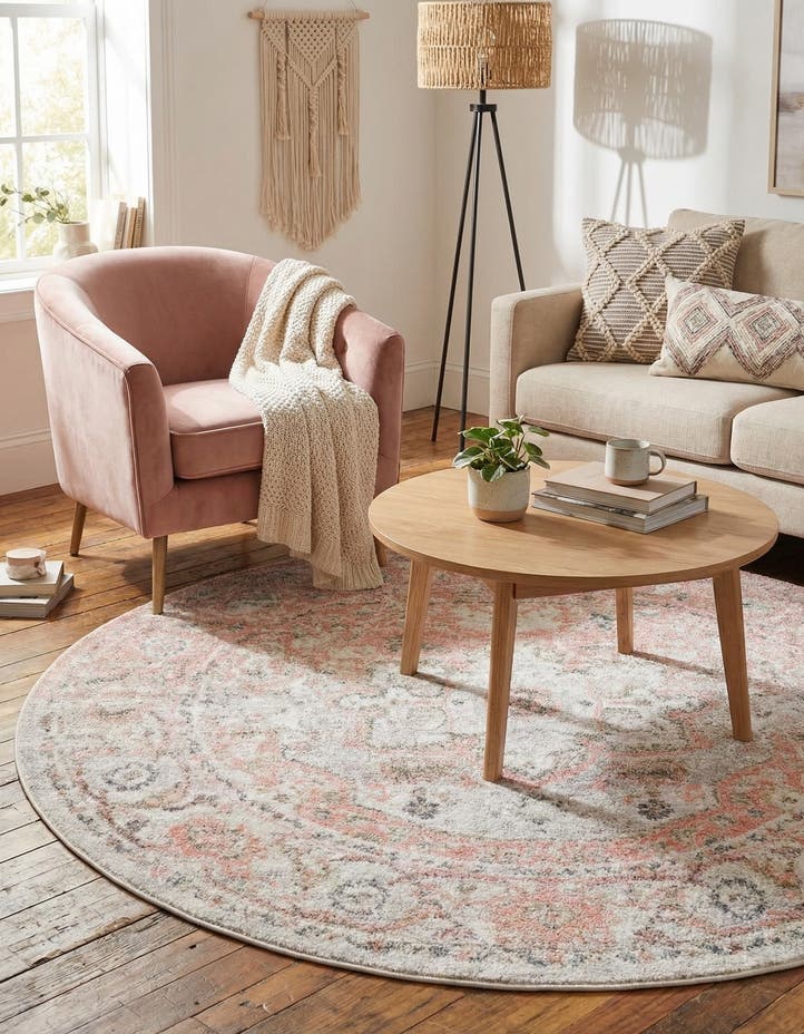6' x 6' Madeline Vintage Round ...