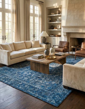 7' 8 x 11' 3 Hand Knotted Ultra Vintage Persian Wool Rug