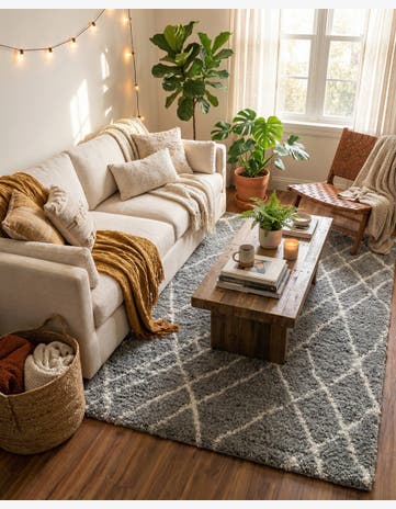 4' x 6' Soft Touch Shag Rug