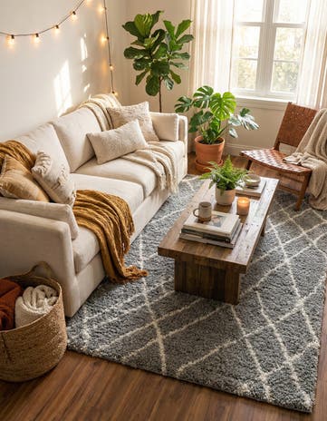 4' x 6' Soft Touch Shag Rug