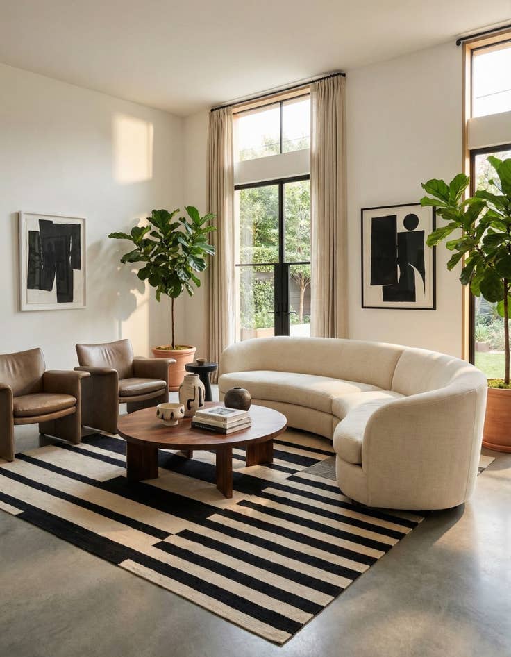 Detail image of  8' 3 x 9' 6  Hand Woven Kilim Modern Wool Rug