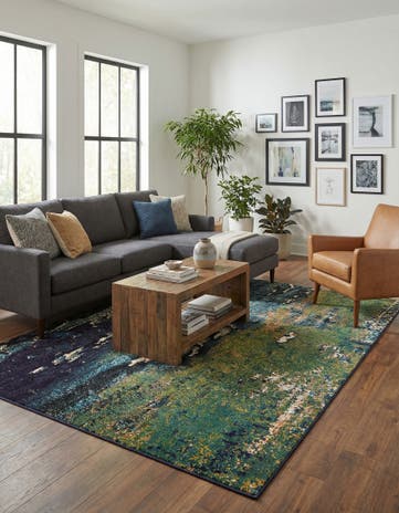 7' x 10' Washable Hyacinth Rug