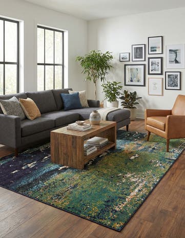 7' x 10' Washable Hyacinth Rug