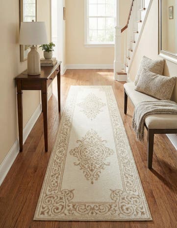 Snow White Hermitage Runner Rug