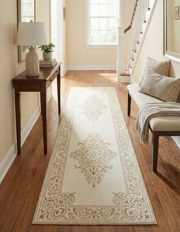 Snow White Hermitage Runner Rug