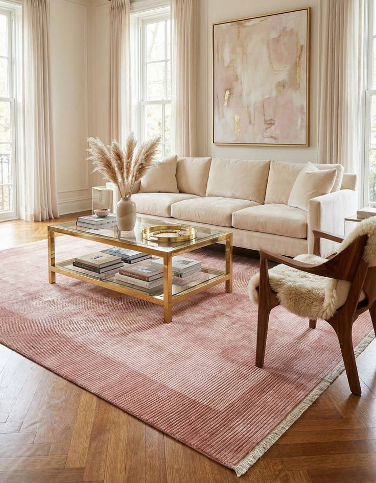 Detail image of 8' 1 x 11' 6  Hand Knotted Darya Wool Rug