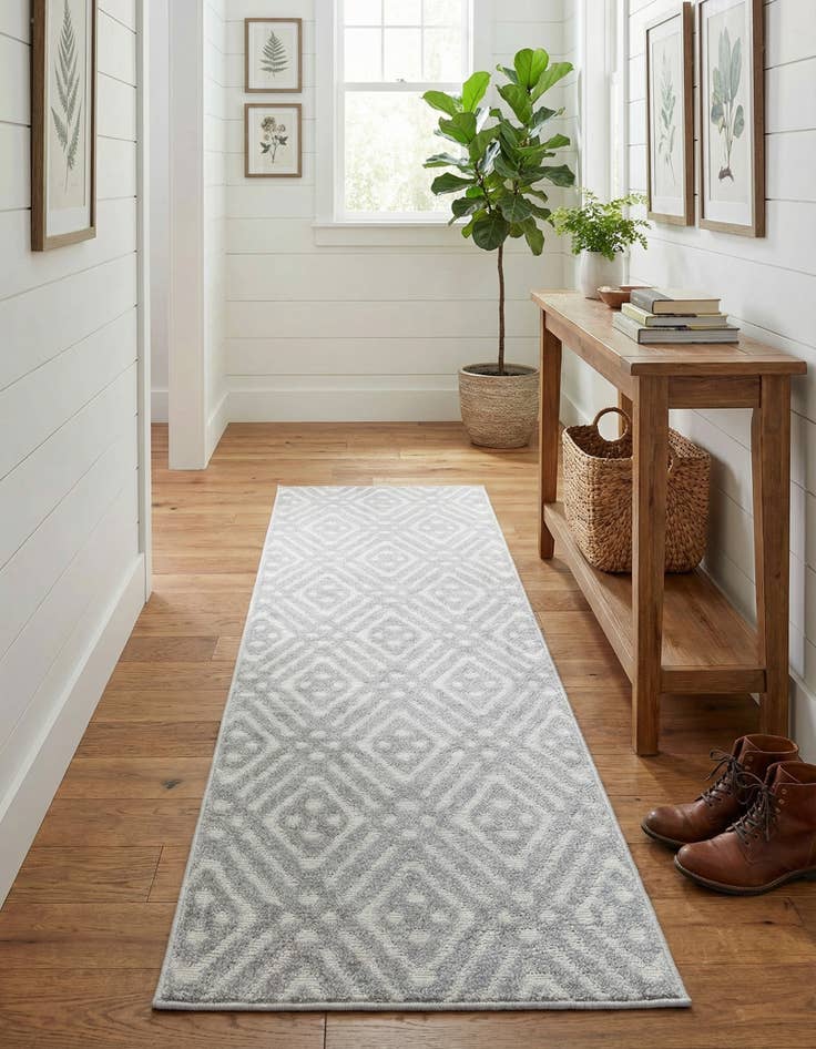 Detail image of 2' x 8'  Washable Sabrina Soto Ella Indoor / Outdoor Runner Rug