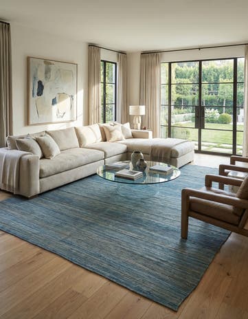 9' 2 x 9' 7 Hand Woven Kilim Modern Wool Square Rug