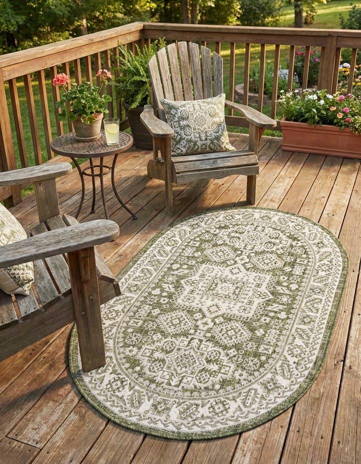 3' x 5' 3 Easy-Clean Aztec Indoor / Outdoor ...