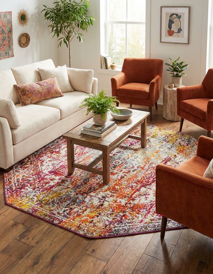 7' 10 x 7' 10 Arlington Octagon Rug