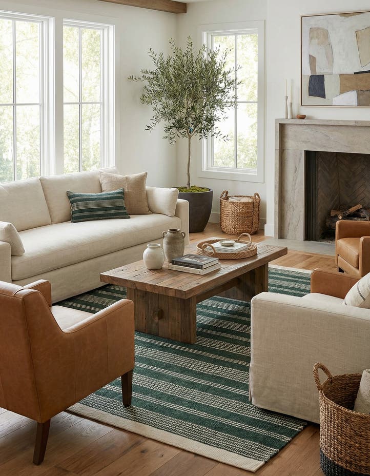 10' x 10' Hand Woven Lariat Square Rug