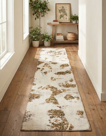 2' 4 x 12' 4 Hand Knotted Ultra Vintage Persian Wool Runner Rug