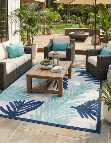 9' x 12' Easy-Clean Aruba Indoor / Outdoor Rug