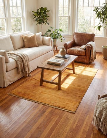 4' 10 x 6' 6 Hand Knotted Modern Ziegler Rug