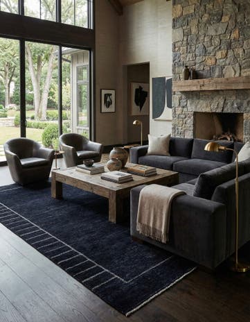 12' 8 x 14' 8 Hand Knotted Moroccan Wool Rug