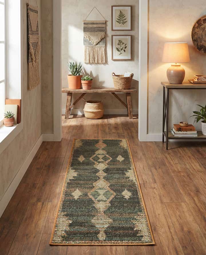 2' x 6' Easy-Clean Baja Indoor / Outdoor Runner Rug