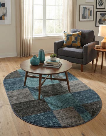 3' x 5' 3 Equinox Oval Rug