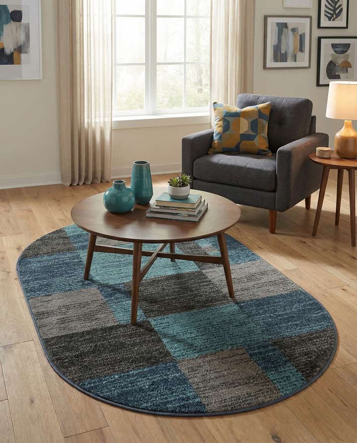 3' x 5' 3 Harvest Oval Rug