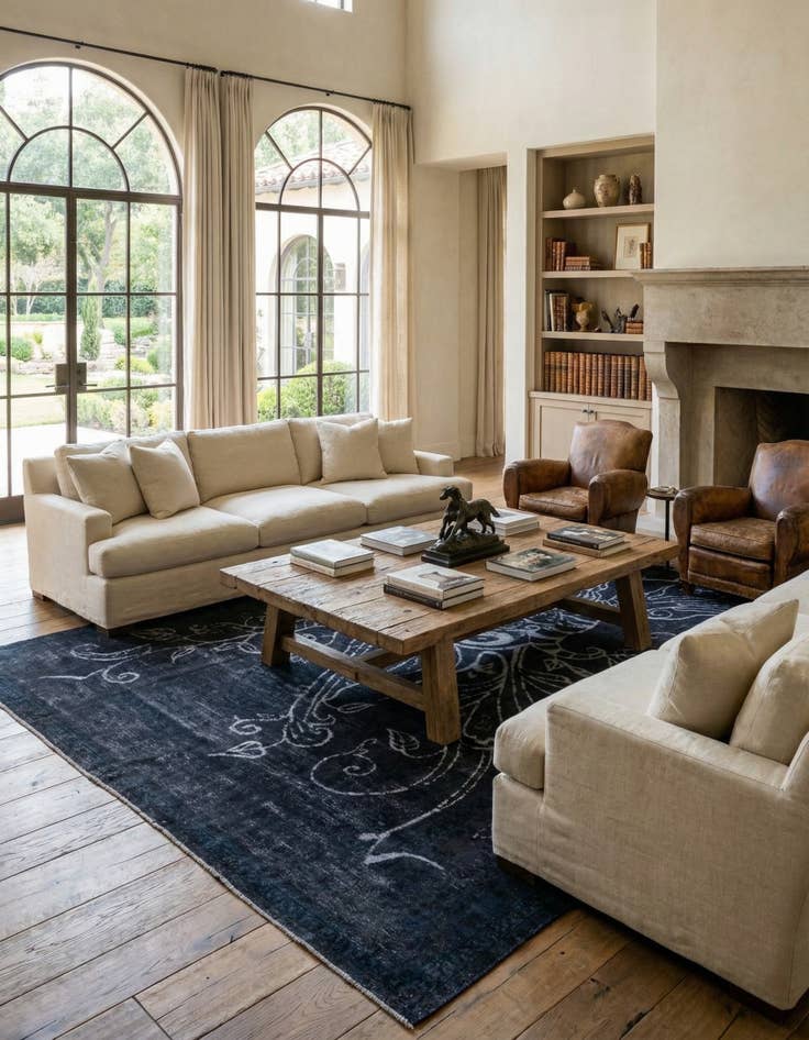 Detail image of 9' 7 x 12' 6  Hand Knotted Ultra Vintage Persian Wool Rug